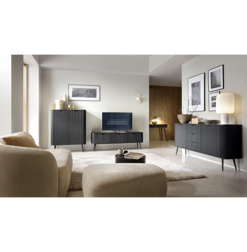 Zestaw Mebli Pokojowych Zoja Czarne