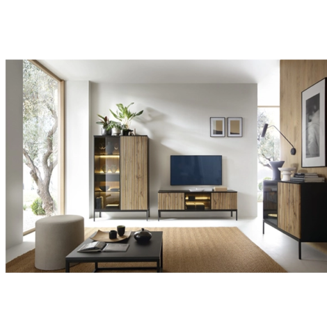 Zestaw SEKO z LED kolor Czarny + Wotan