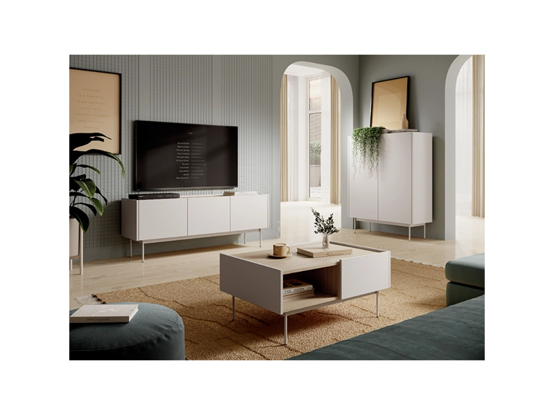 Meble COLOR do salonu, pokoju. Komoda, ława, RTV