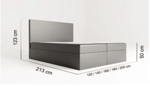 Łóżko Simple 180x200 - obrazek 4
